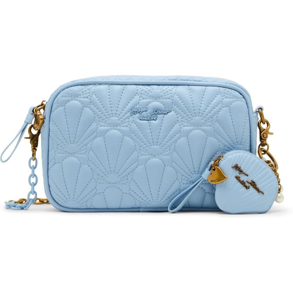 Crossbody Bag Women Polyester Blue Zipper Exterior Interior Pockets